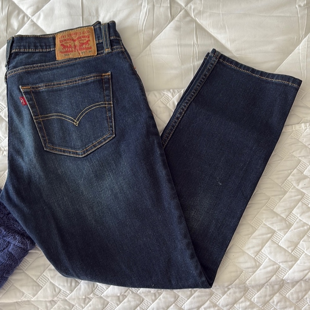 💙Levi's 511 Blue Straight Jeans Classic Style